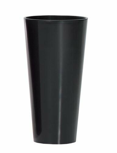 TUBUS SLIM cvetlični lonček + antracitni sijaj 20 cm