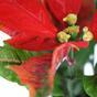Umetna rastlina Božična vrtnica rdeča 40 cm