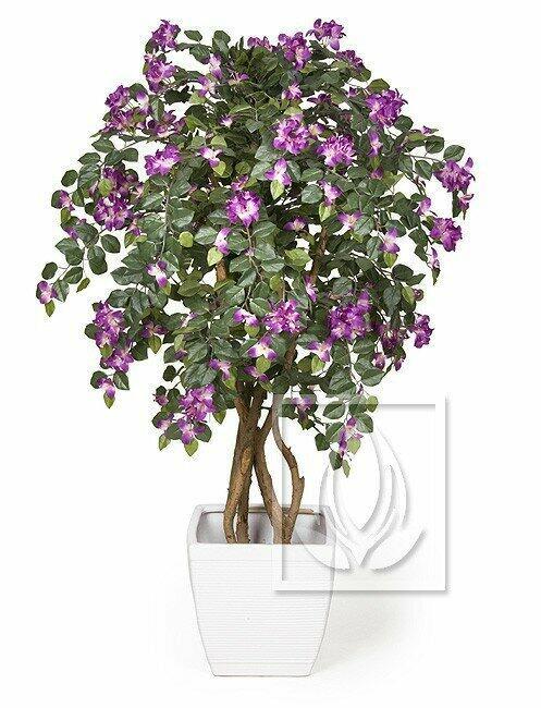 Umetna rastlina Bugénvilea Bela 120 cm