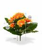 Umetna rastlina Gerbera oranžna 30 cm