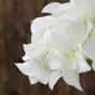 Umetna veja Hortenzija bela 50 cm