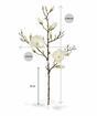 Umetna veja Magnolia krema 100 cm