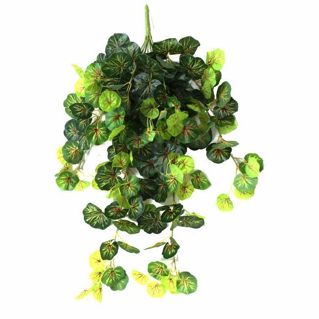 Umetna vitica Geranium zeleno-rdeča 80 cm