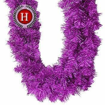 Umetni venec Bleščeča rožnata jelka 300 cm