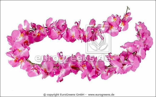 Umetni venec Pink Orchid 200 cm