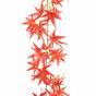 Umetni venec rdeč javor 190 cm
